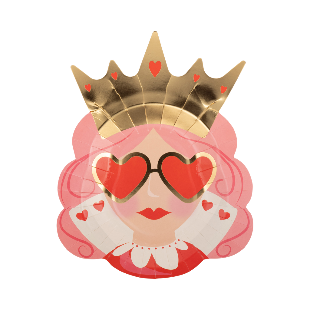 【ローズ】 QUEEN OF HEARTS 皿 2枚セット Queen of Hearts Plate| My Mind's Eye.