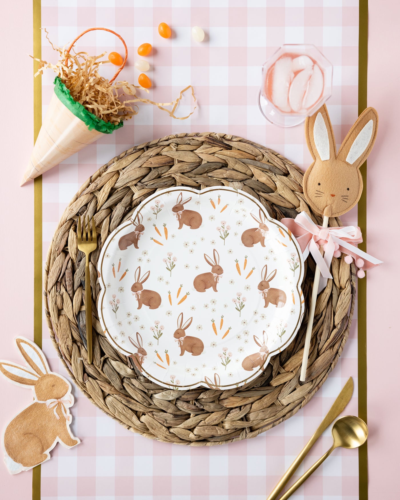 Occasions By Shakira - Rabbit Scatter Paper Plate
