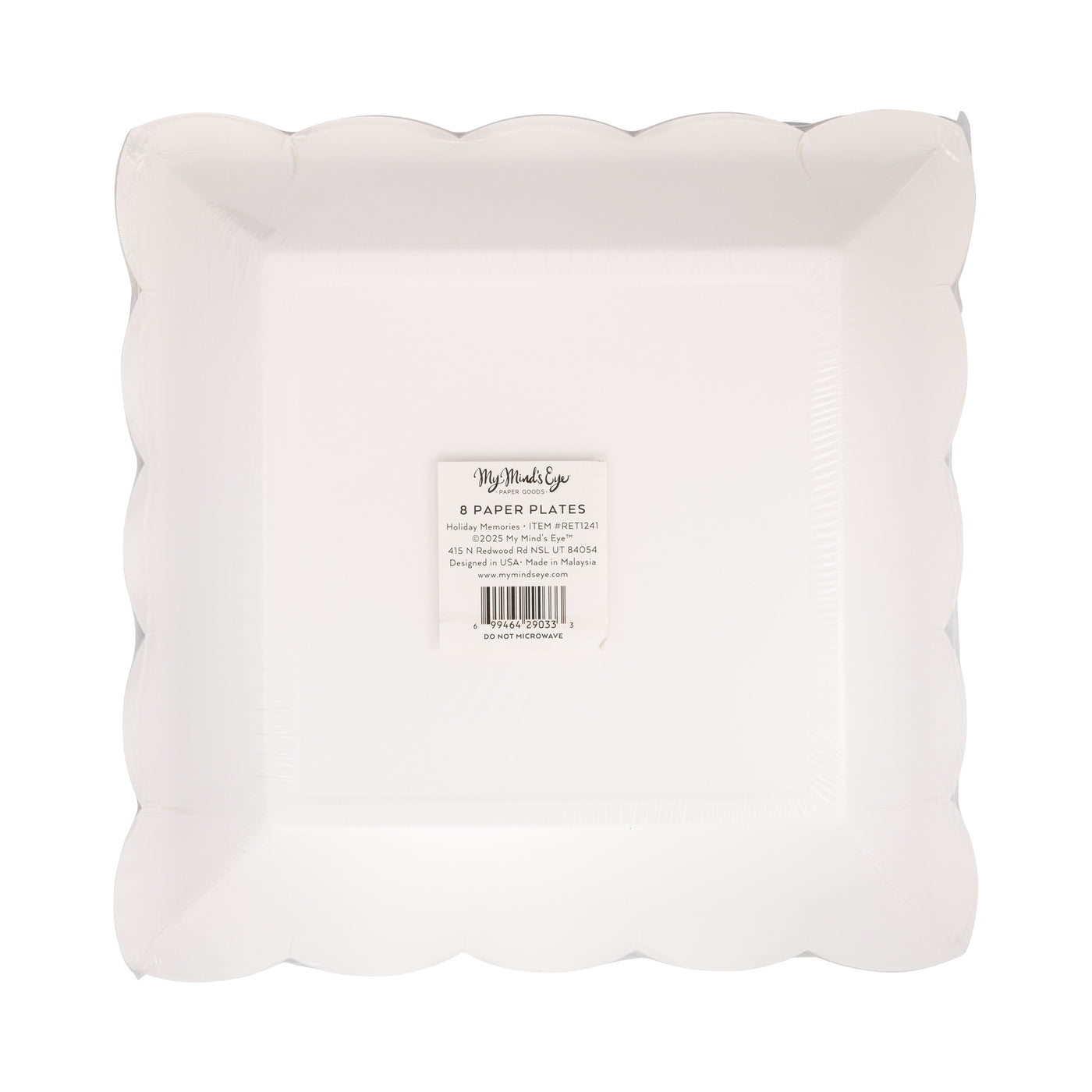Retro Holiday Pattern Plate