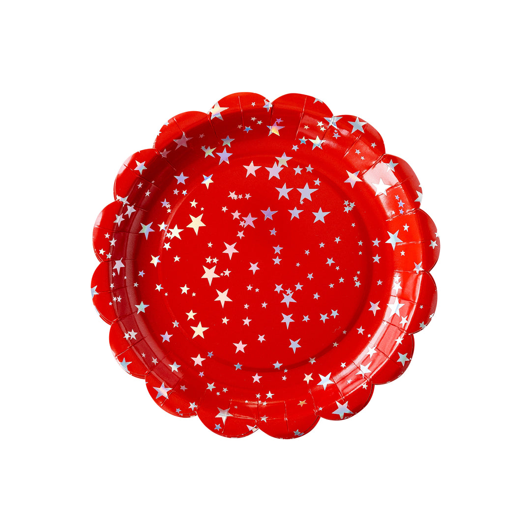 Red Paper Plates