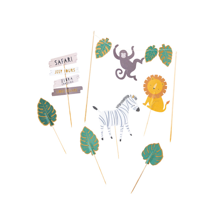ANIMAL CAKE TOPPERS, Réutilisable Fait Main Décoration ANIMAL CAKE TOPPERS, Réutilisable Fait Main Décoration