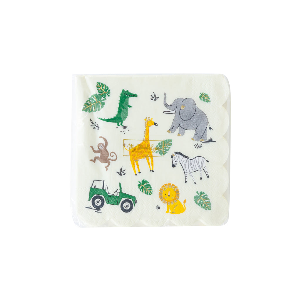 My Mind's Eye Safari Cocktail Napkin
