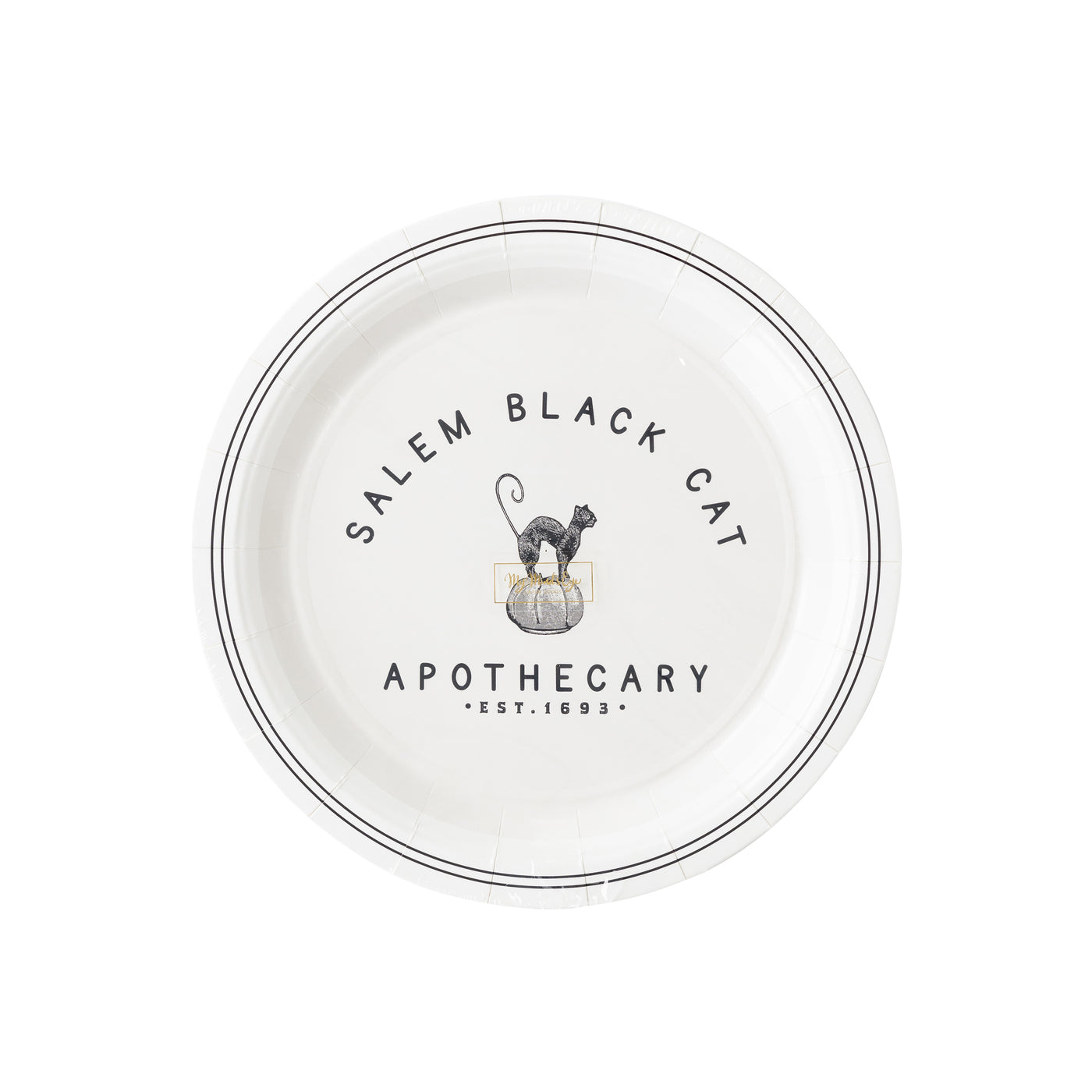 Salem Apothecary Cat Plate