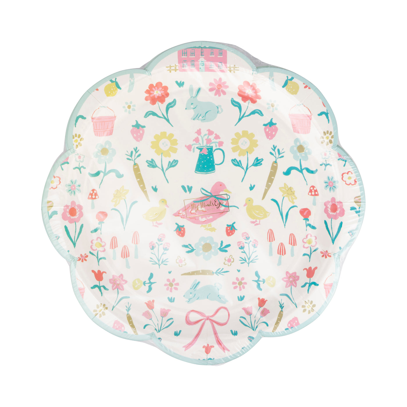 Springtime Cottage " Pattern Plate