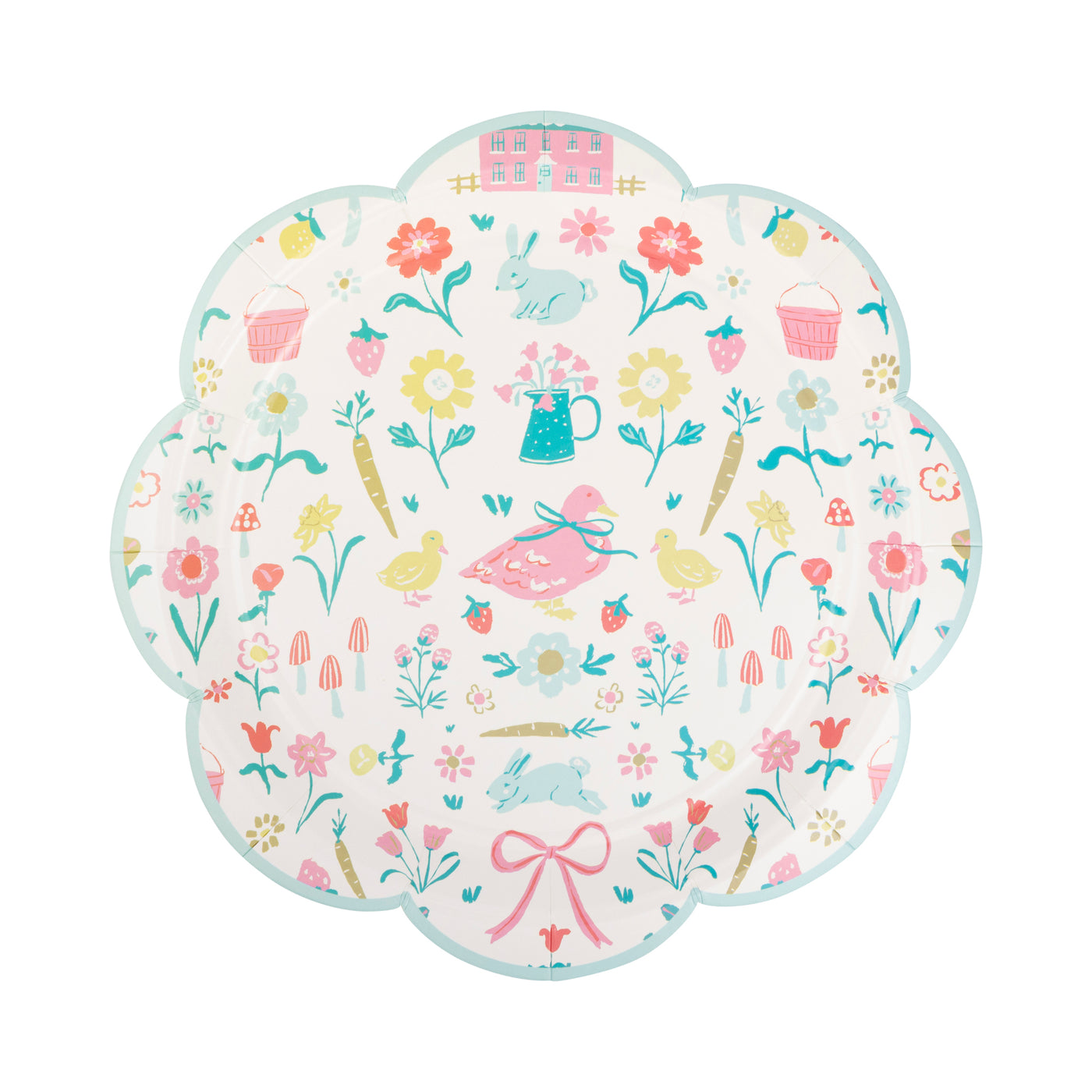 Springtime Cottage " Pattern Plate