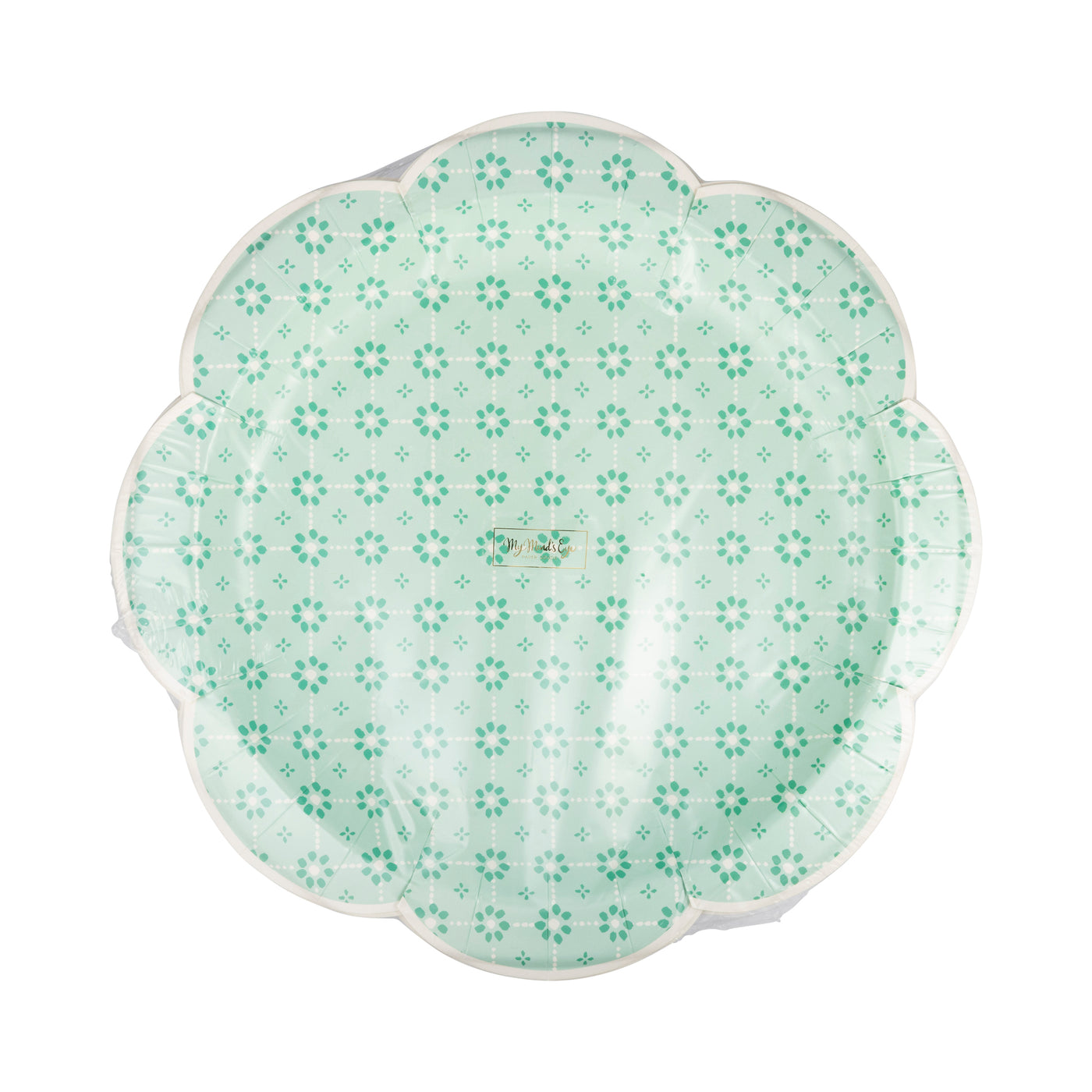 Green Wicker 11" Plate