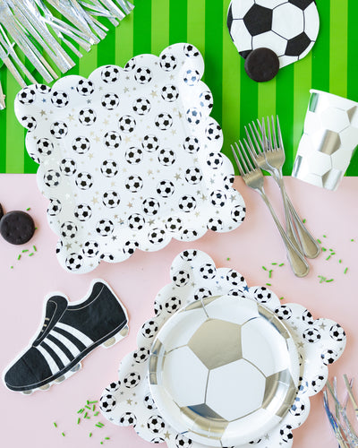 Soccer Ball Paper Plate