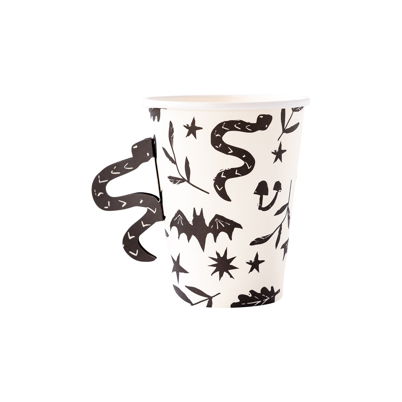 Spooky Sketches Snake Handle Party Cups