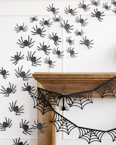 Spider Web Bunting Banner