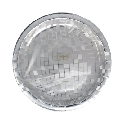 Silver Disco 9" Plate