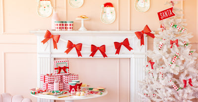 Red Bow Banner