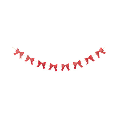 Red Bow Banner