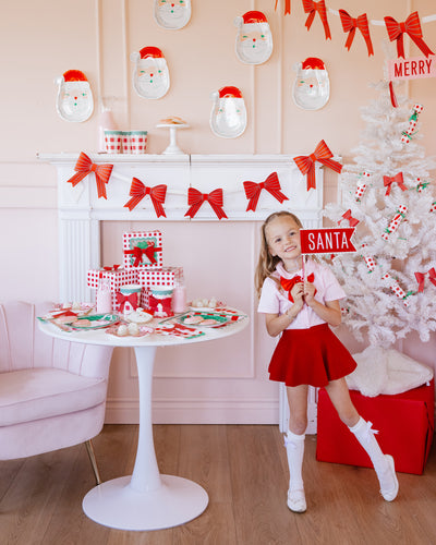 Santa and Merry Felt Pennant Set