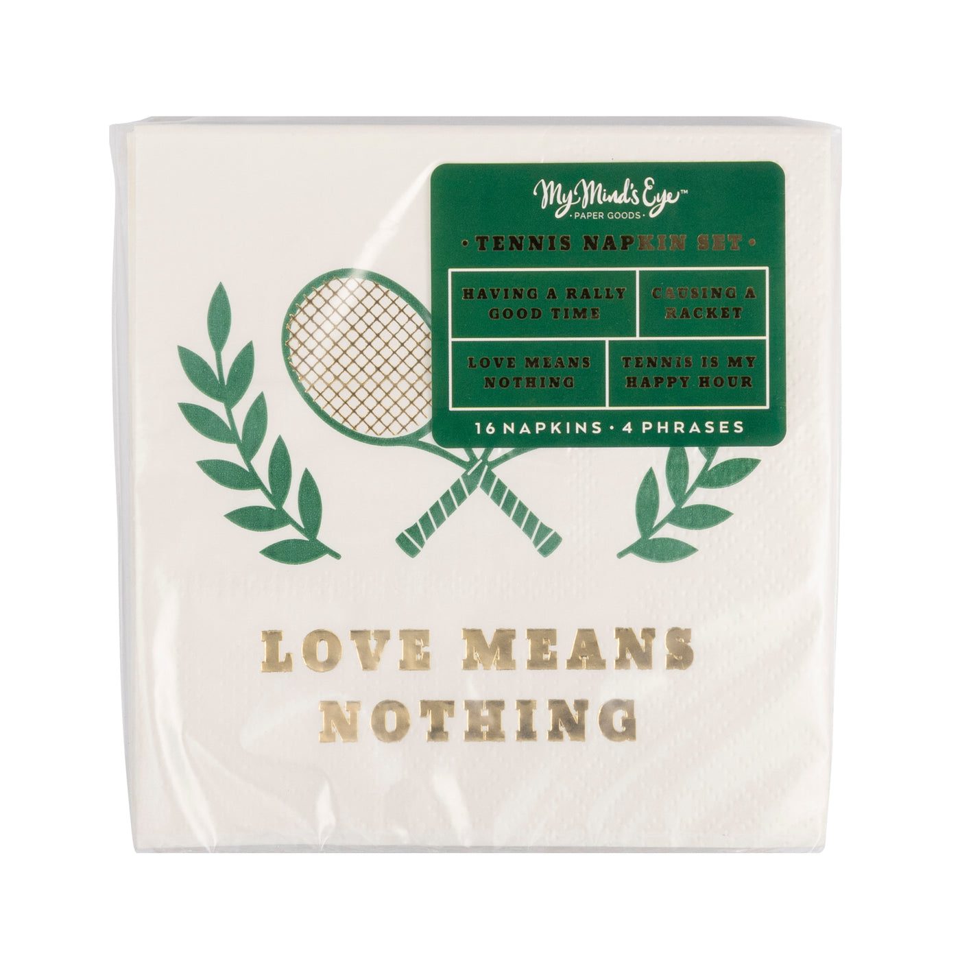 Tennis Sayings Napkin Set