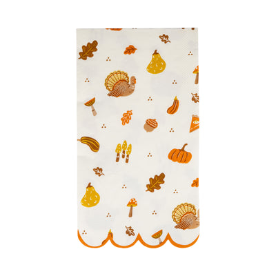 Thanksgiving Icons Dinner Napkin