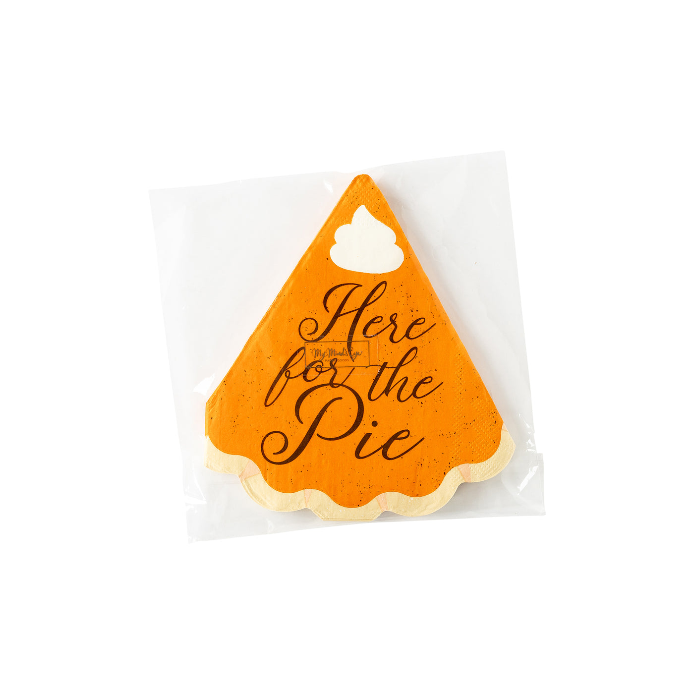 Pie Shaped Paper Dinner Napkin