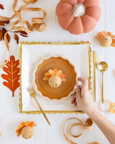 Pie Shaped Paper Dessert Plate