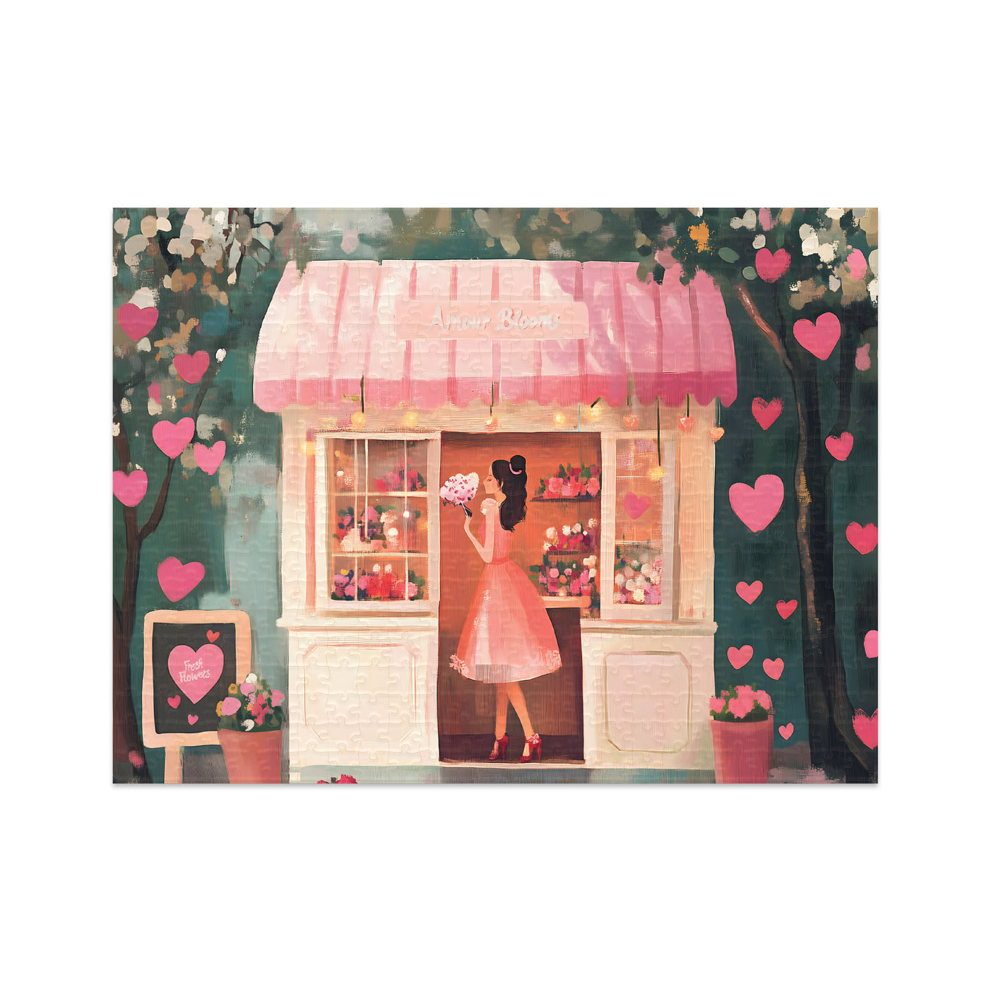 Hearts in Bloom 500-piece Puzzle.