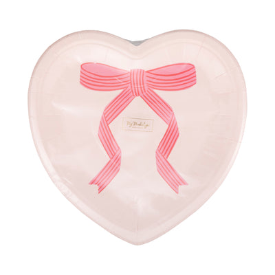 Tied Bow Heart Plate