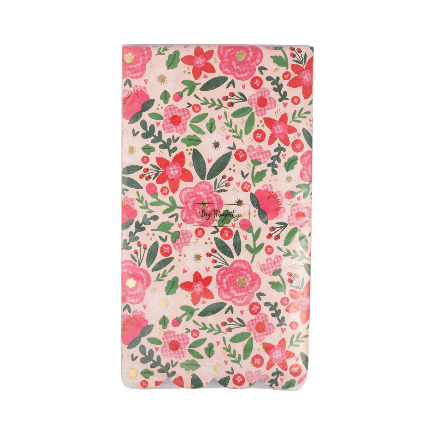 Floral Scalloped Dinner Napkin