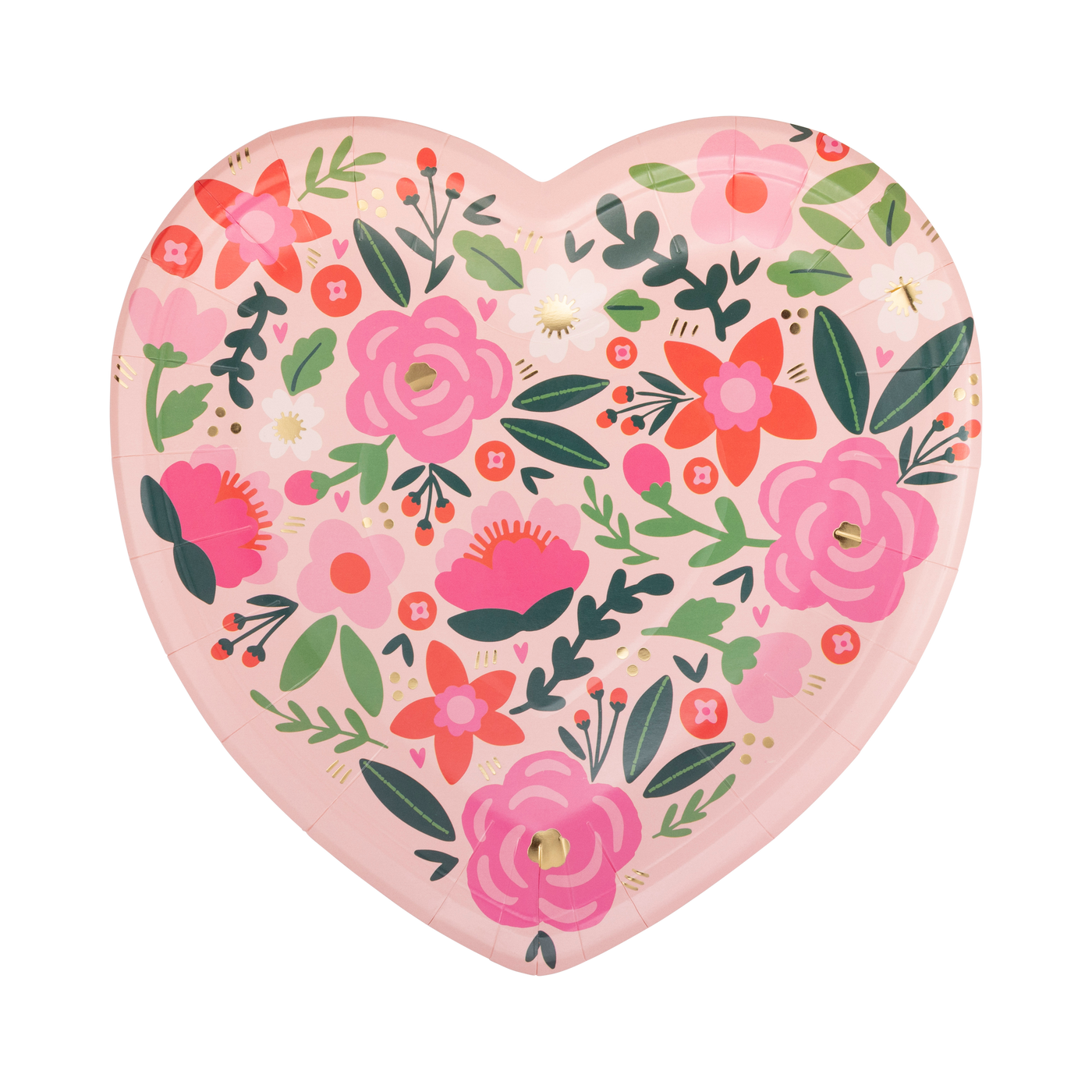 Floral Heart Plate