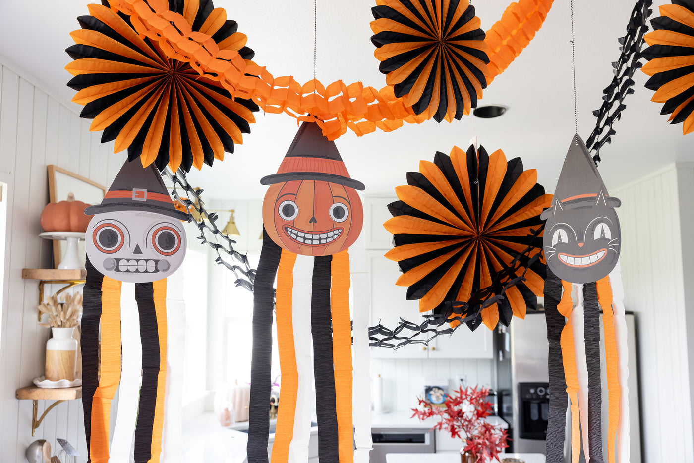 Vintage Halloween Hanging Characters