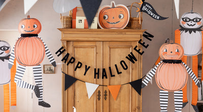 Velvet Happy Halloween Banner