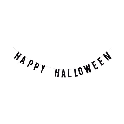 Velvet Happy Halloween Banner