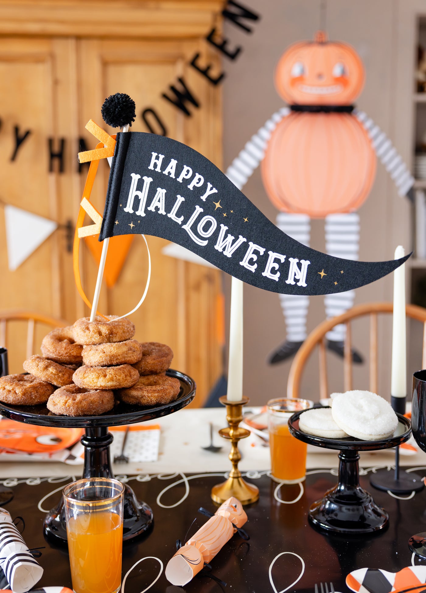 Happy Halloween Felt Pennant