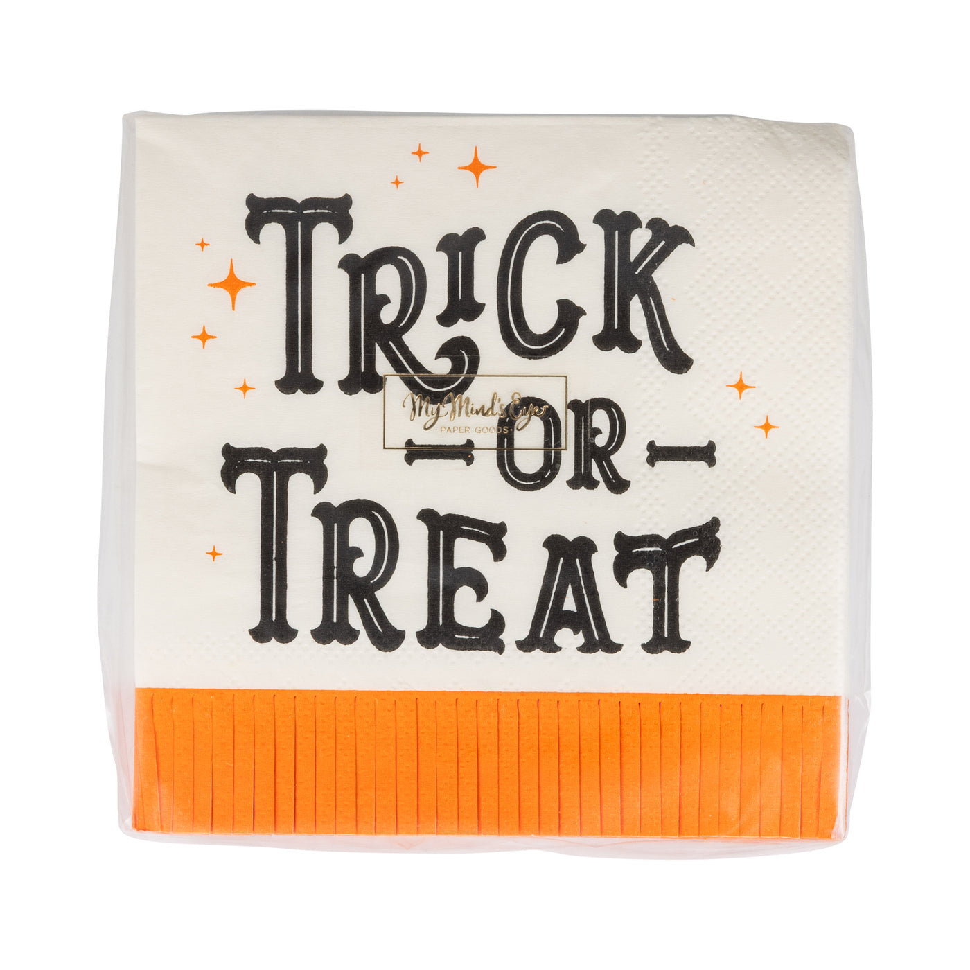 Vintage Trick or Treat Cocktail Napkin