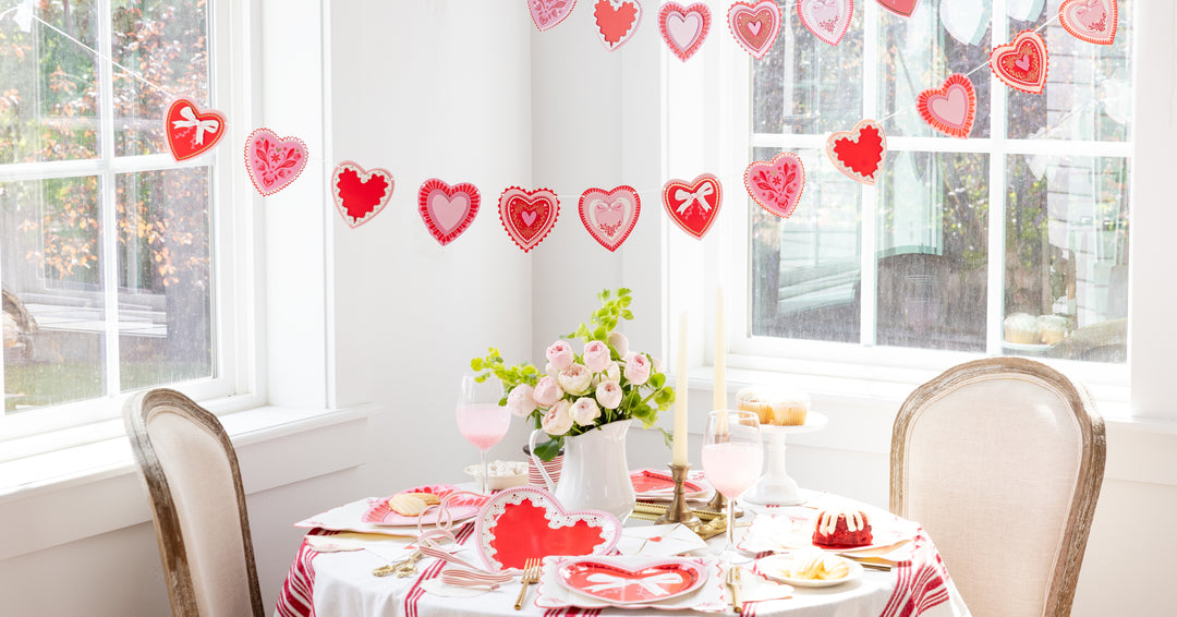 Layered Vintage Heart Banner | My Mind's Eye.