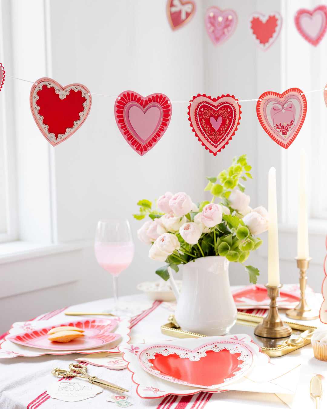 Layered Vintage Heart Banner | My Mind's Eye.