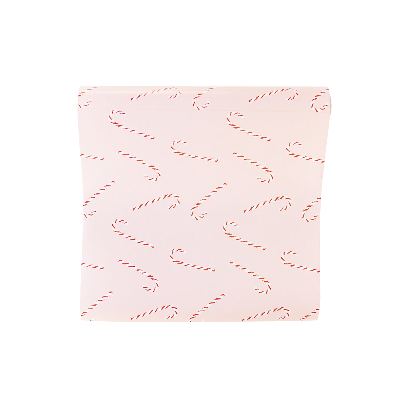 Whimsy Santa Candy Cane Paper Table Runner