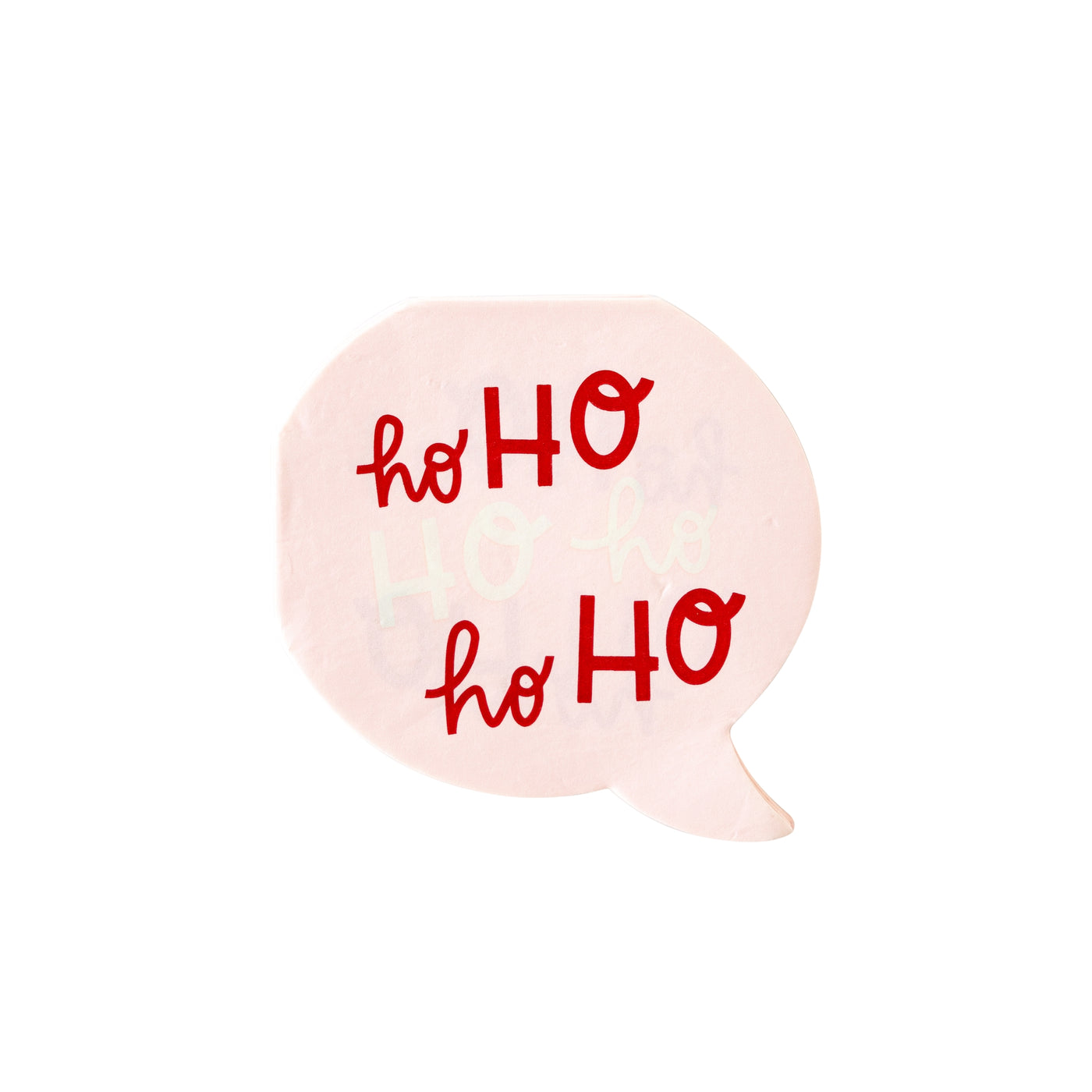 Whimsy Santa Ho Ho Ho Shaped Paper Dinner Napkin