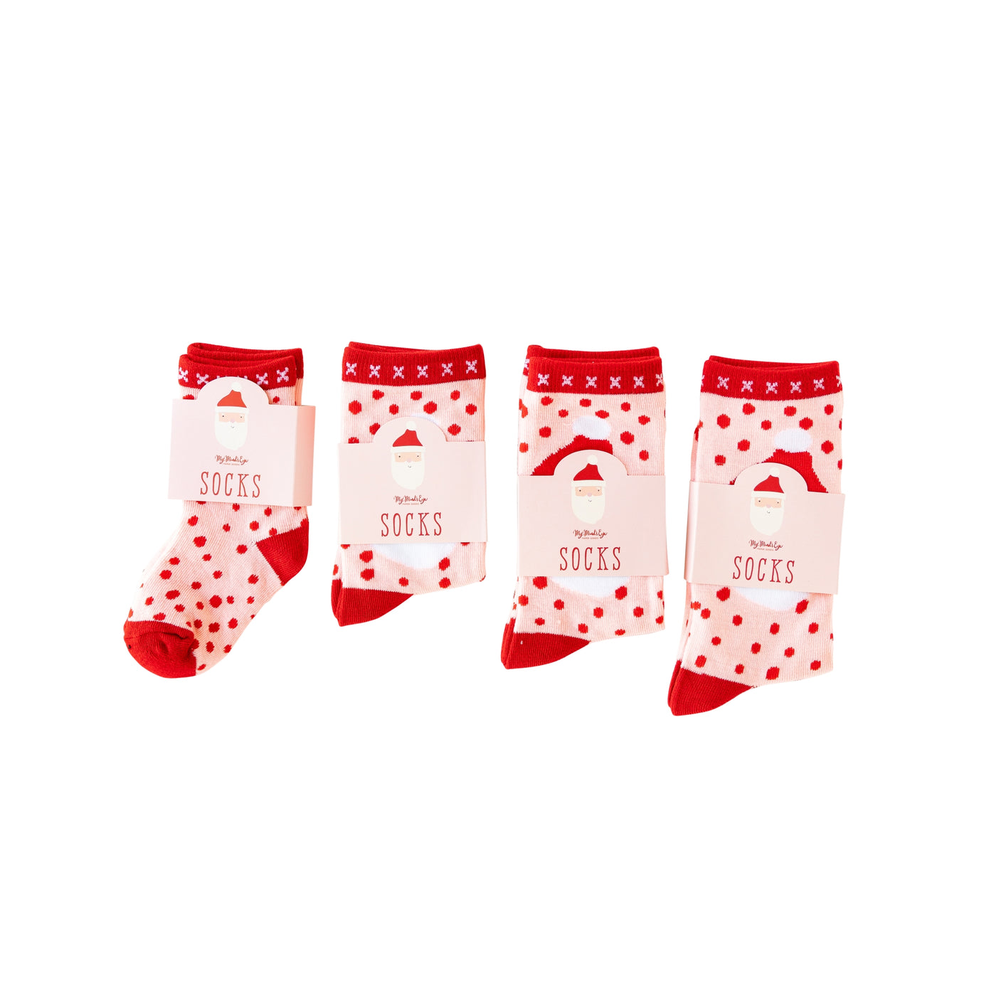 Whimsy Santa Head Socks