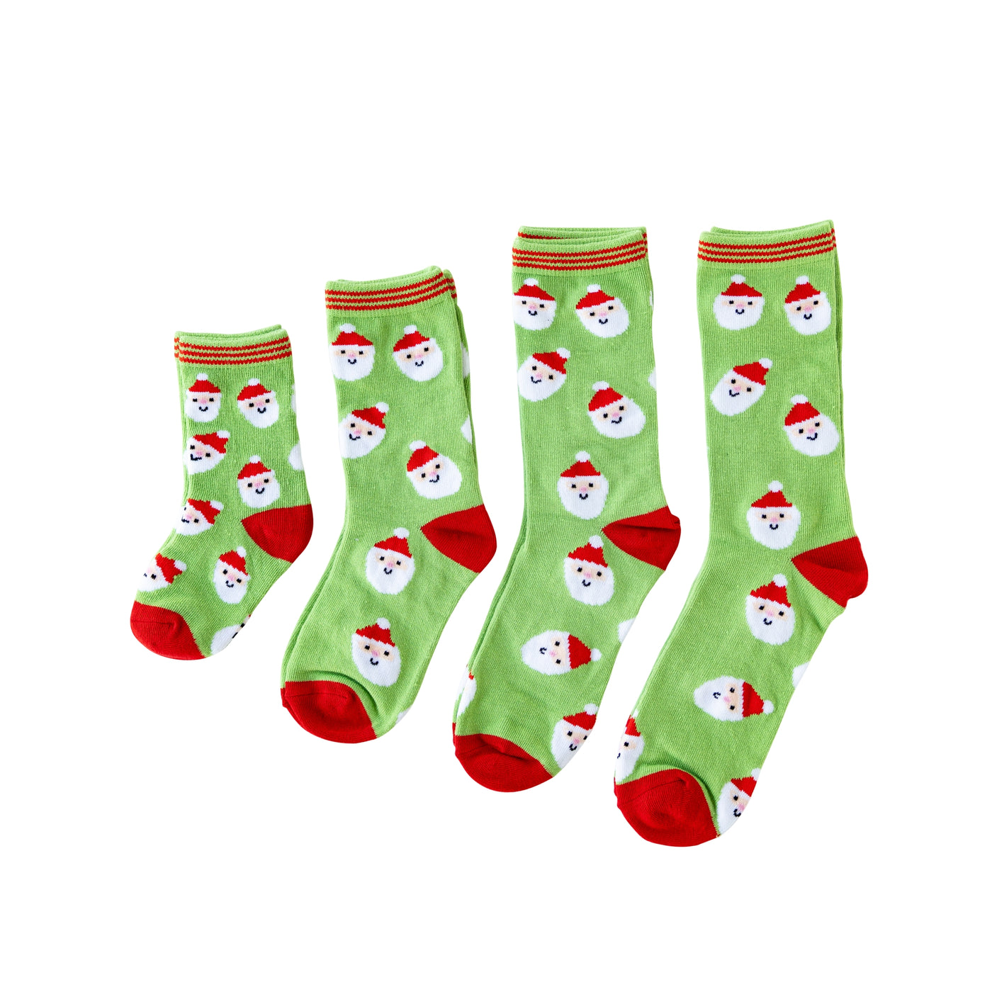 Whimsy Santa Scatter Santa Socks