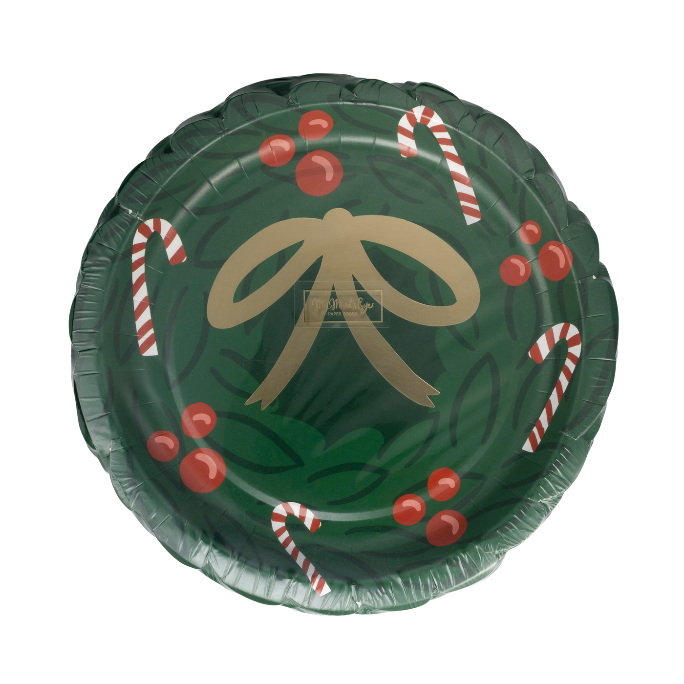 Wreath Shaped Paper Plate