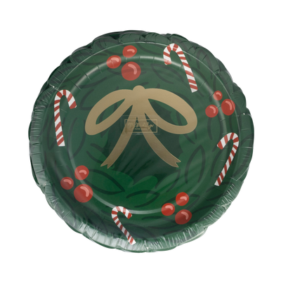 Wreath Shaped Paper Plate