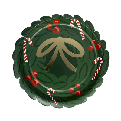 Wreath Shaped Paper Plate