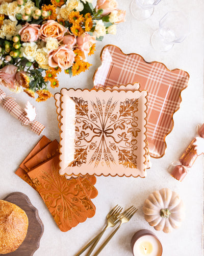 Wheat Plaid Plate