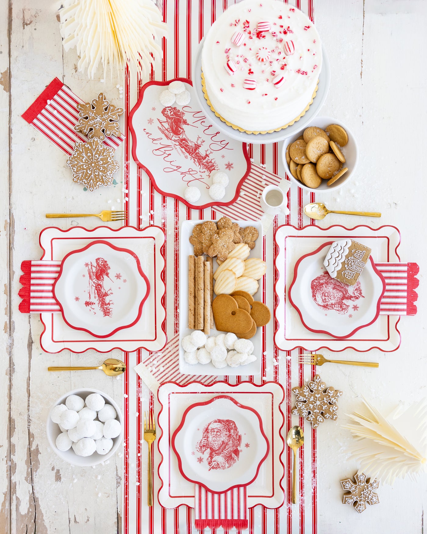 Red Striped Table Runner