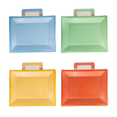 Lunch Box Shaped Paper Plate Set