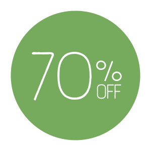 See all 70% off
