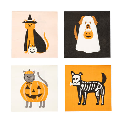 Costume Pets Paper Cocktail Napkin Set