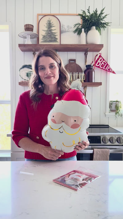 Santa Mylar Balloon