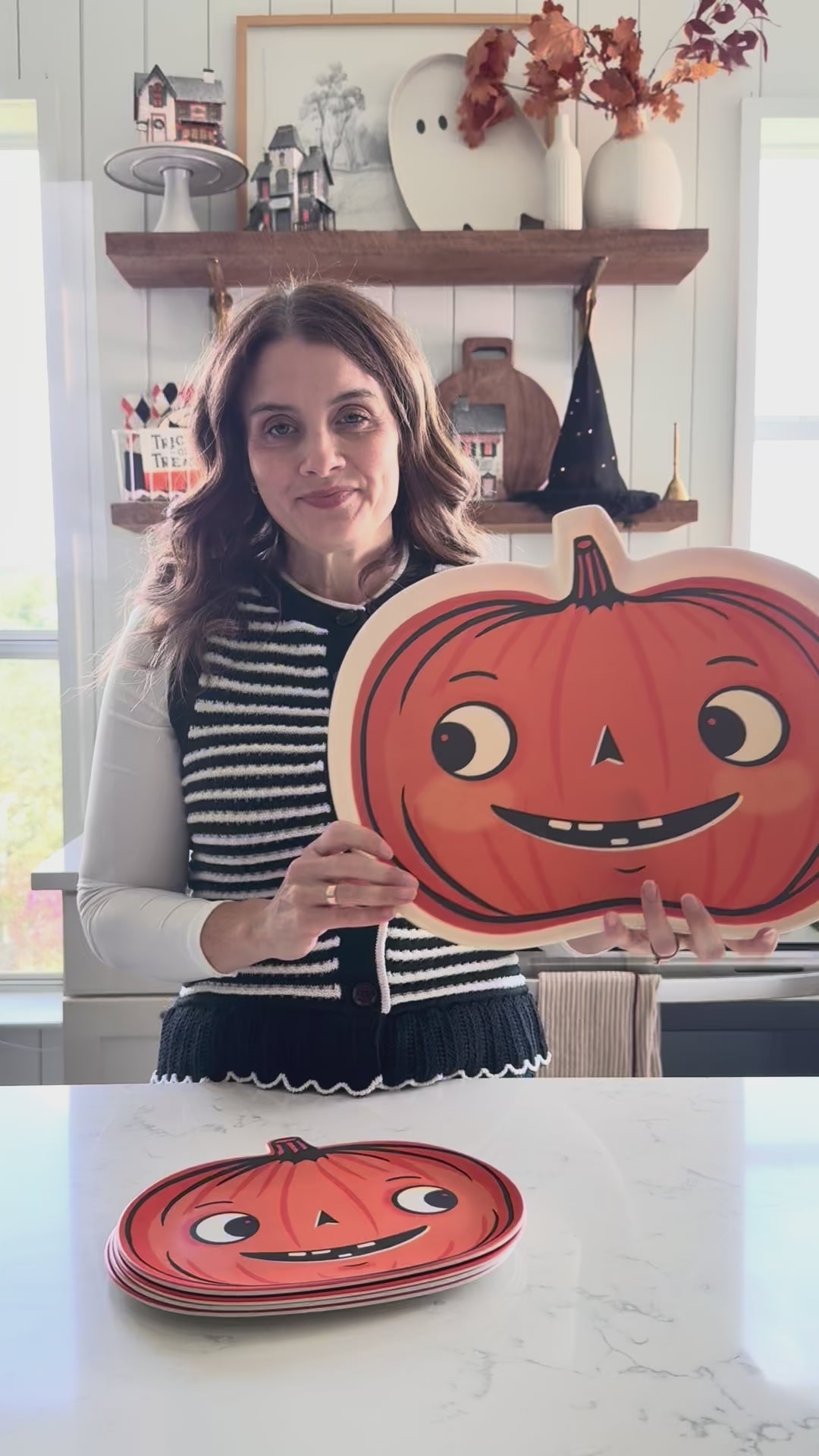 Pumpkin Bamboo Tray
