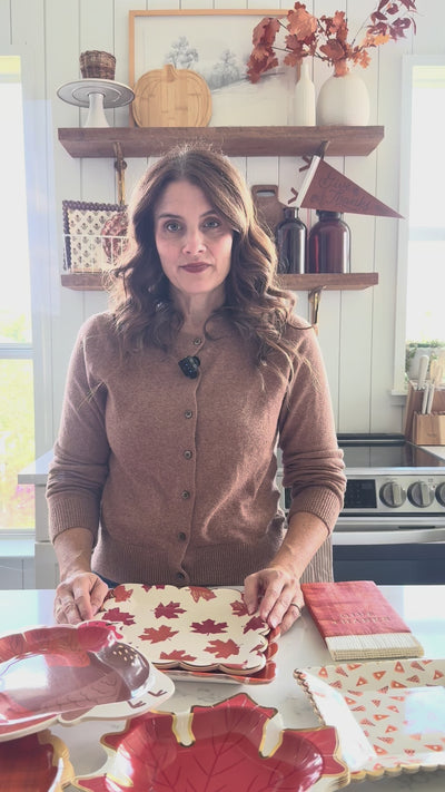 Give Thanks Plaid Dinner Napkin