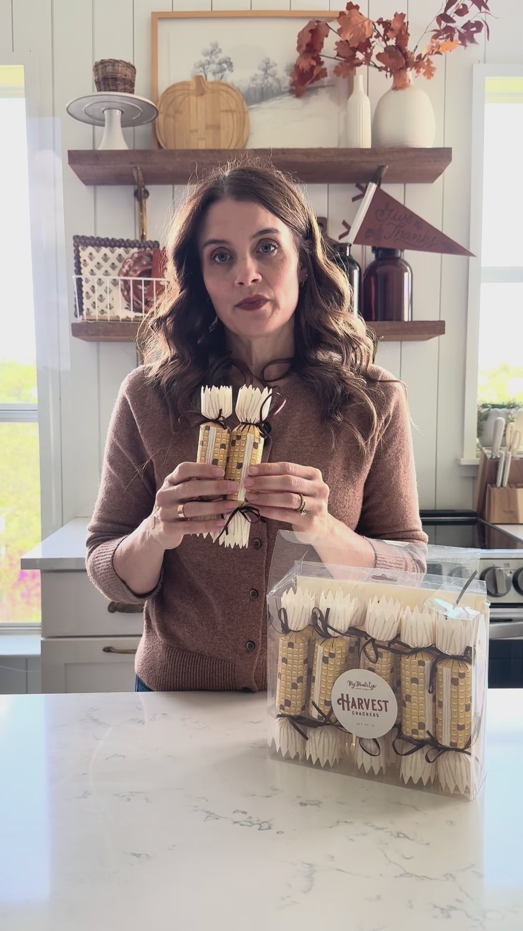 Corn Shaped Party Crackers