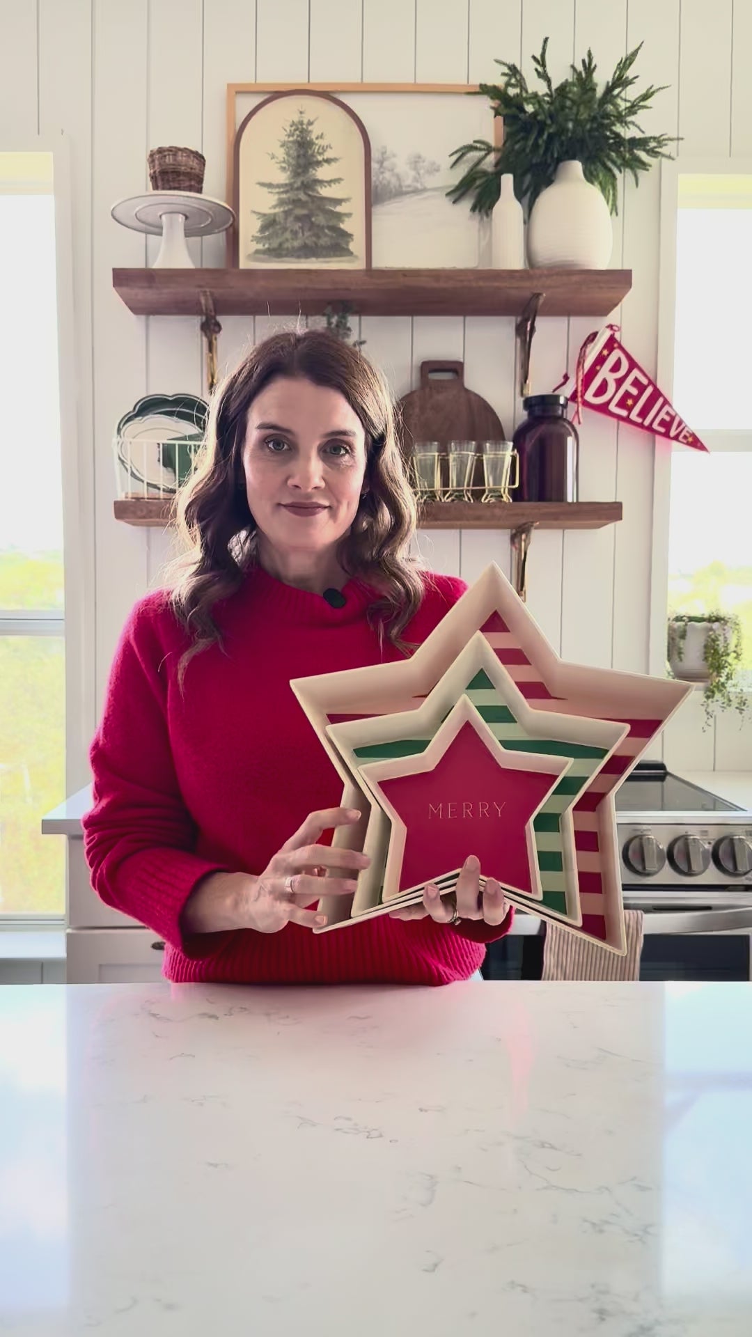 Merry + Joy Star Bamboo Set