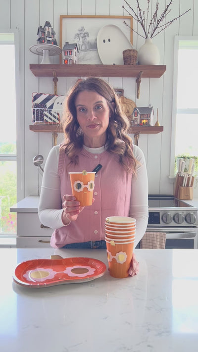 Groovy Pumpkin Party Cup